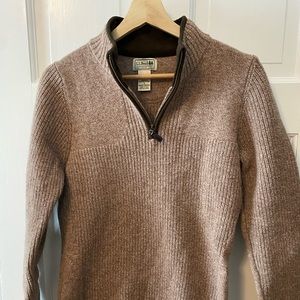 LL Bean Waterfoul Quarterzip